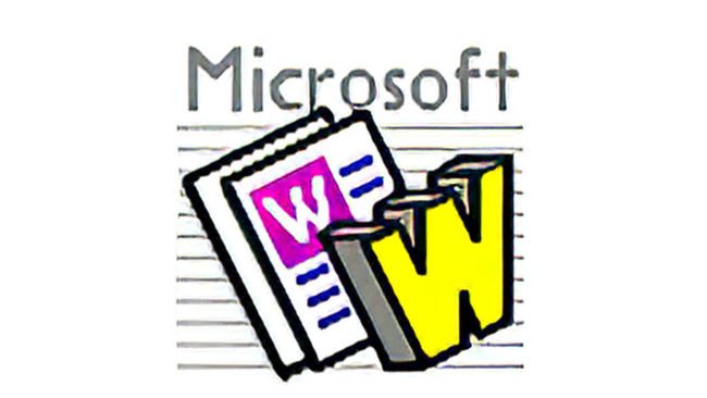 Microsoft Word Logo 1987-1991