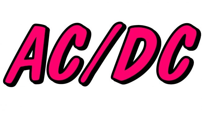 AC DC Logo 1976-1977