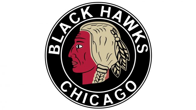Chicago Blackhawks Logotipo 1935-1937