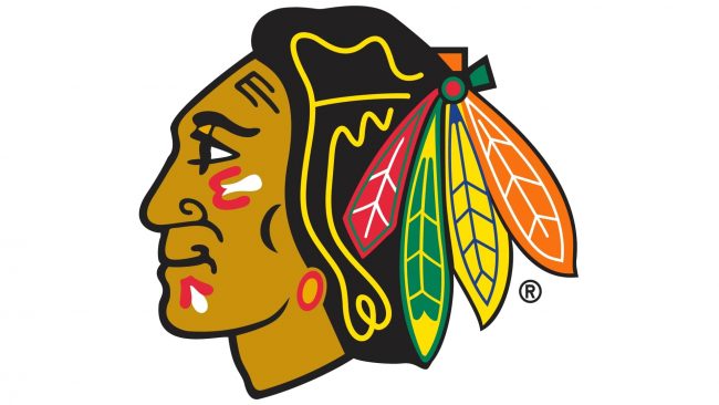 Chicago Blackhawks Logotipo 1996-1999