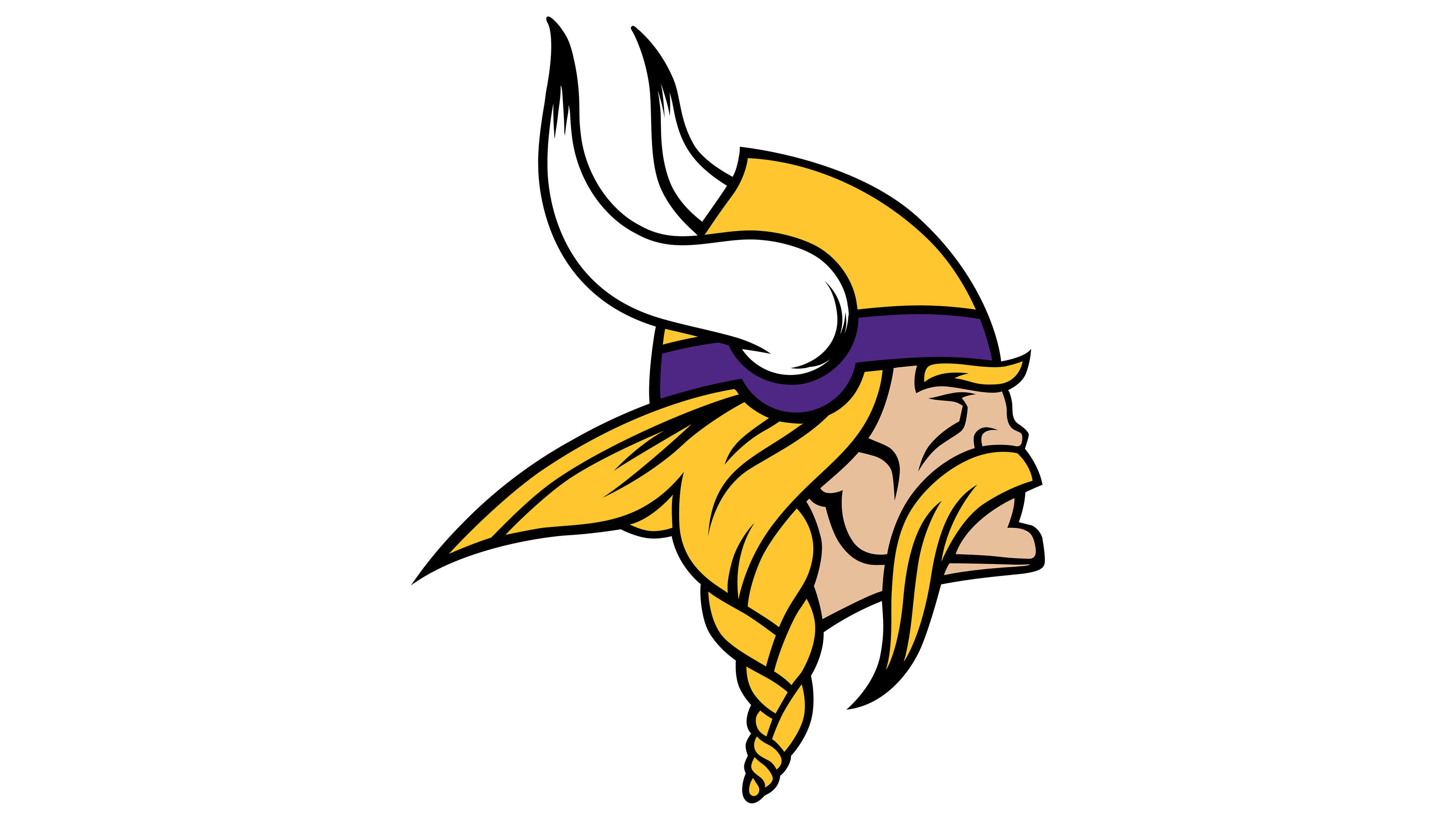 Viking Minnesota Vikings Logo Viking Logo Vikings Football - Gambaran