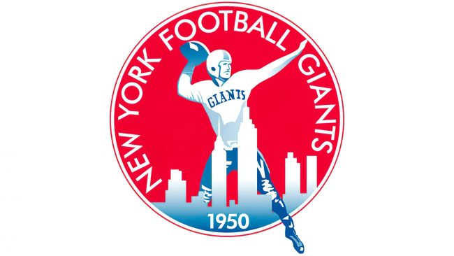 New York Giants Logotipo 1950-1955