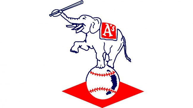 Philadelphia Athletics Logotipo 1954