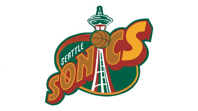 Seattle Sonics Logotipo 1996-2001