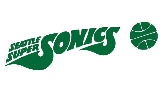 Seattle SuperSonics Logotipo 1972-1975