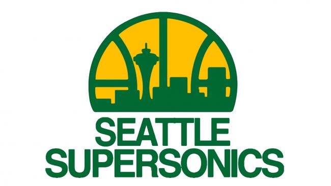 Seattle SuperSonics Logotipo 1976-1995
