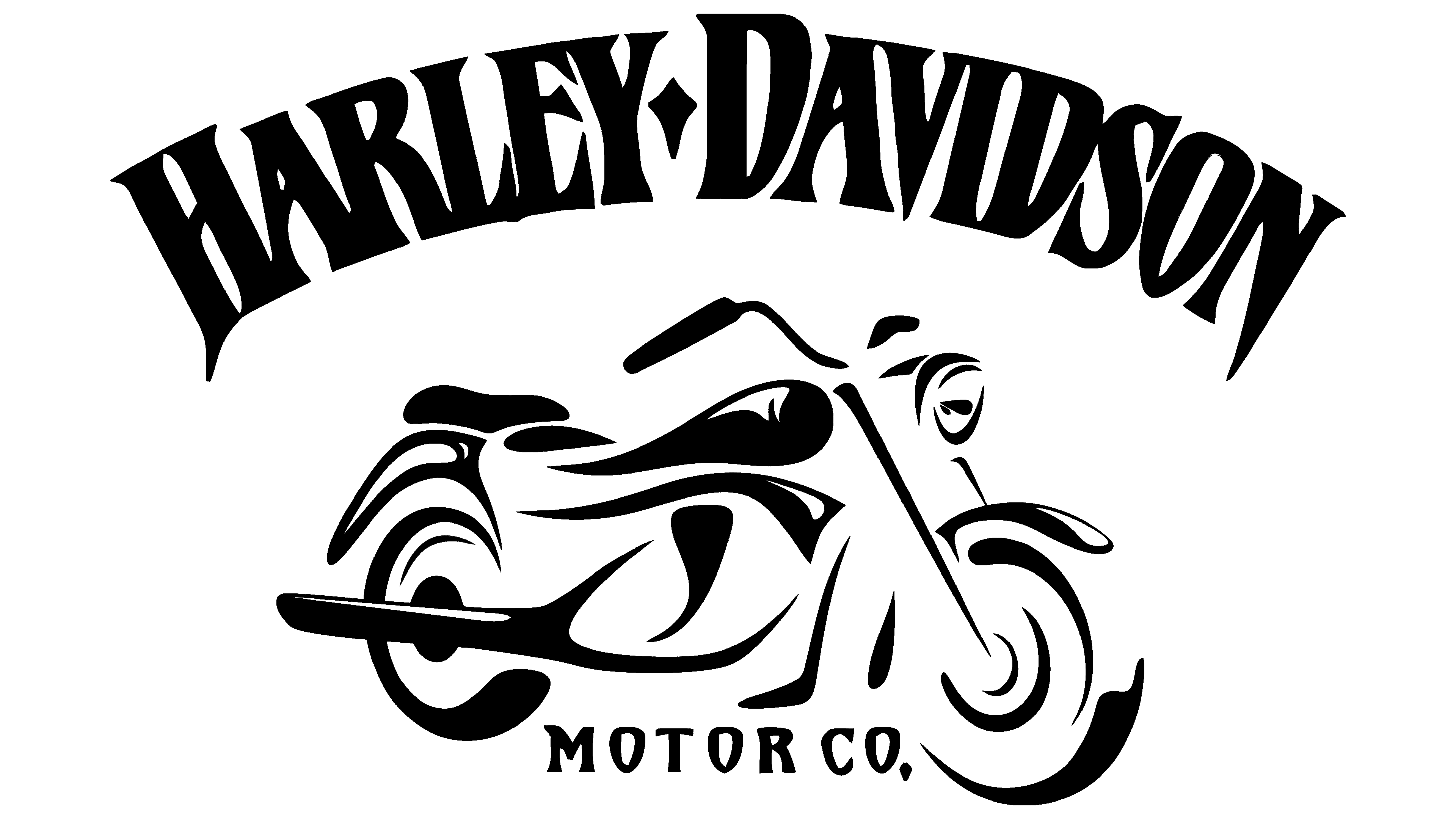 Editable Harley Davidson Logo