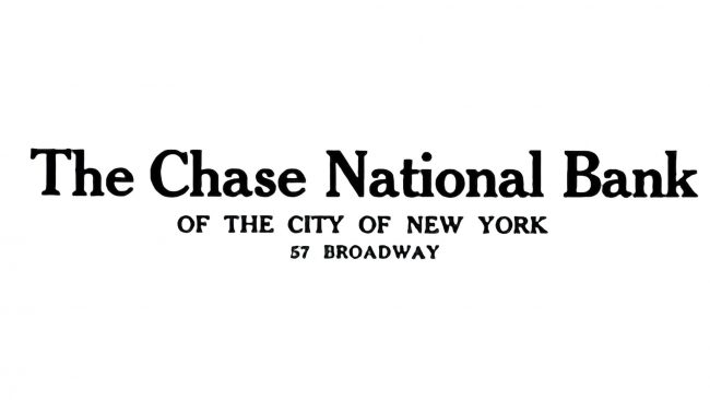 Chase National Bank Logo 1877-1955