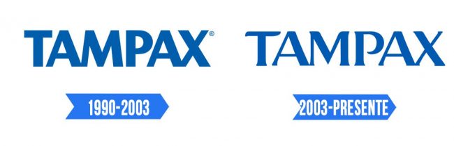 Tampax Logo Historia