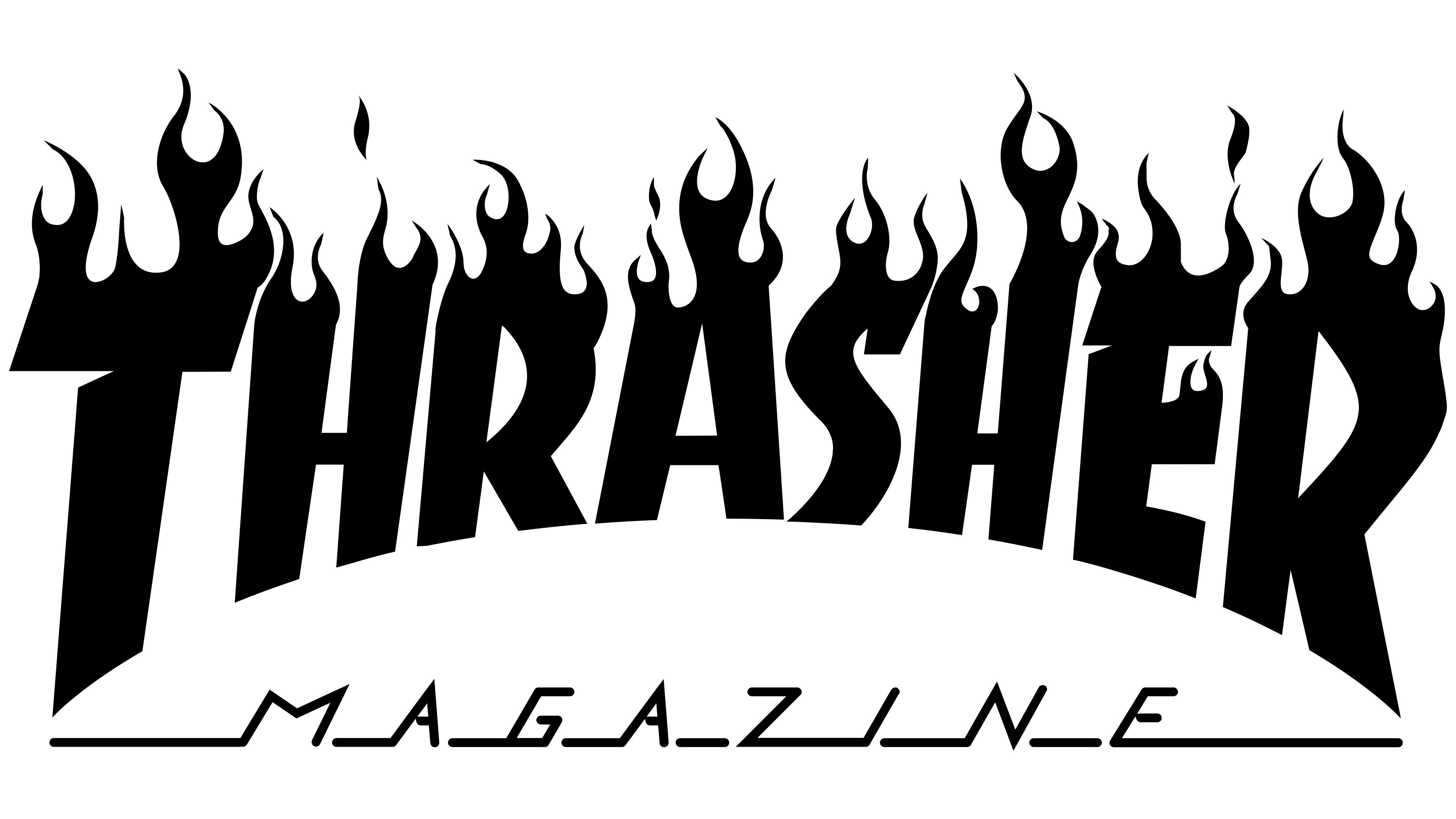 Thrasher Logo: valor, história, PNG