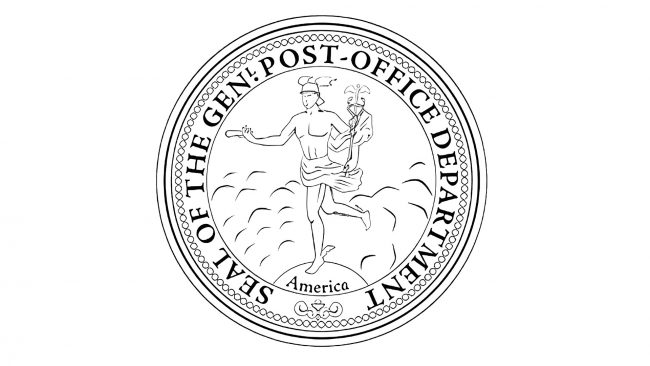 United States Post Office Department Logo 1829-1837