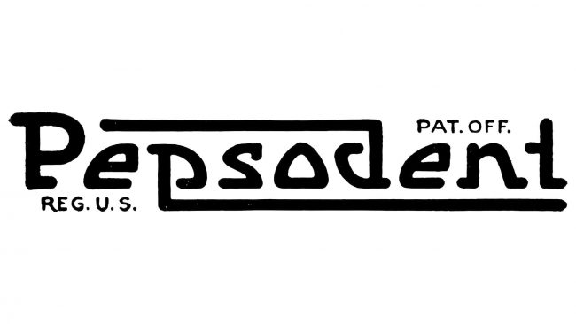 Pepsodent Logo 1901-1948