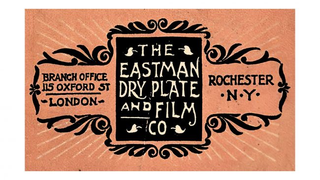 The Eastman Dry Plate Company Logo 1889-1907