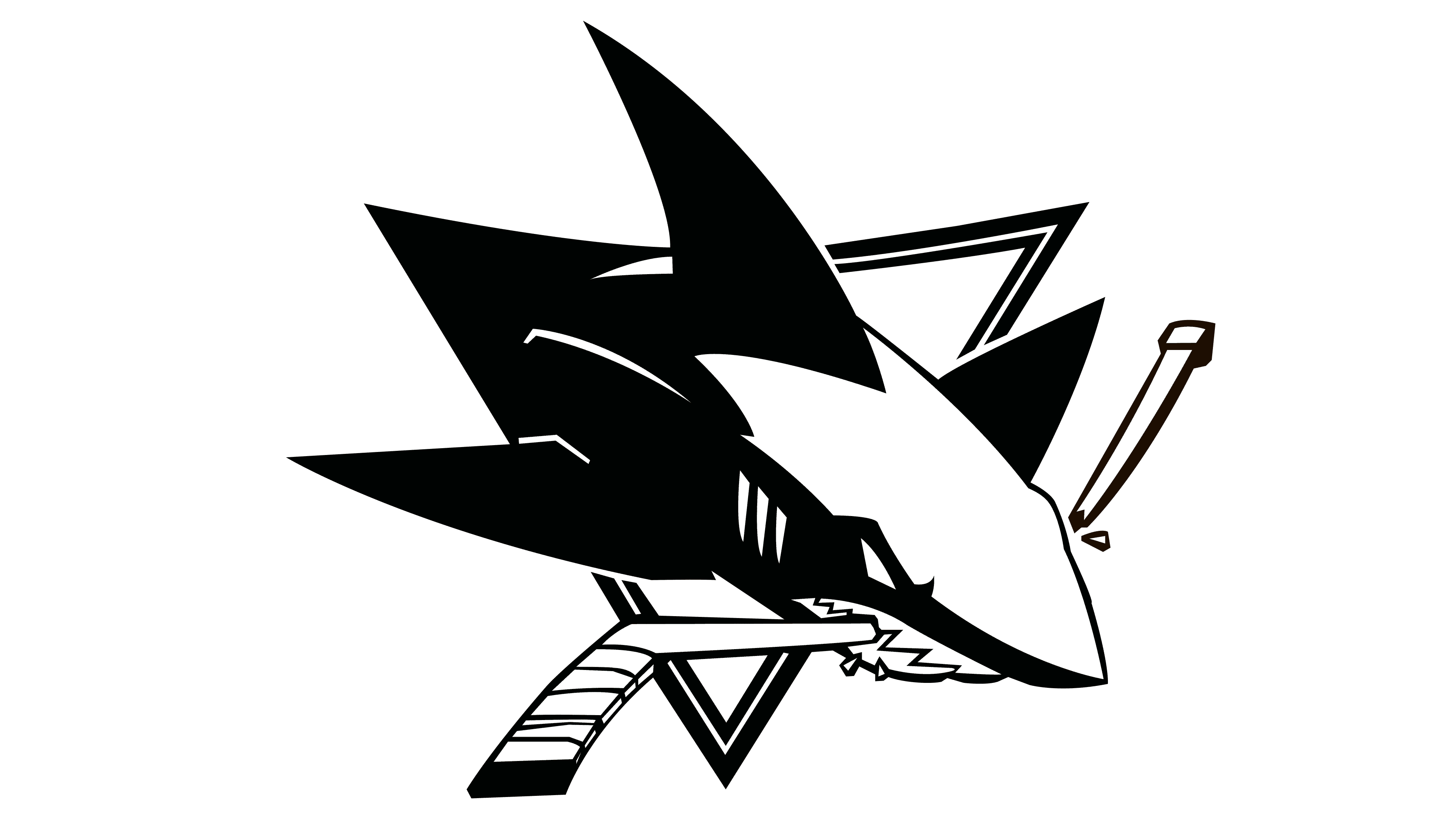 san jose sharks 3d logo
