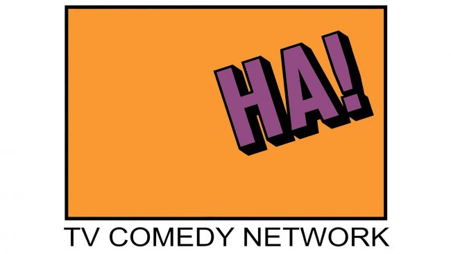 Ha! The TV Comedy Network Logo 1990-1991
