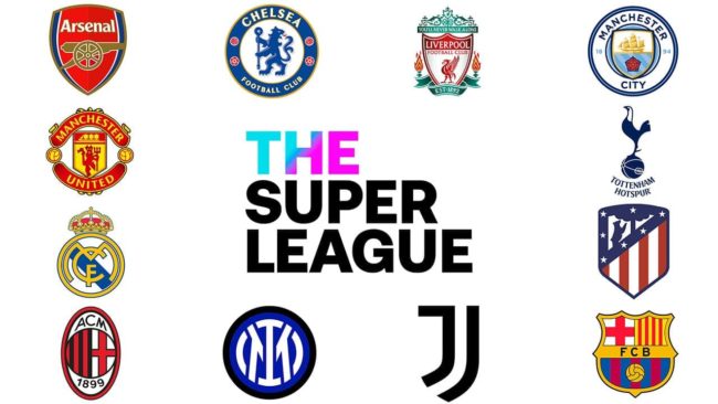 As equipes que fundaram The Super League