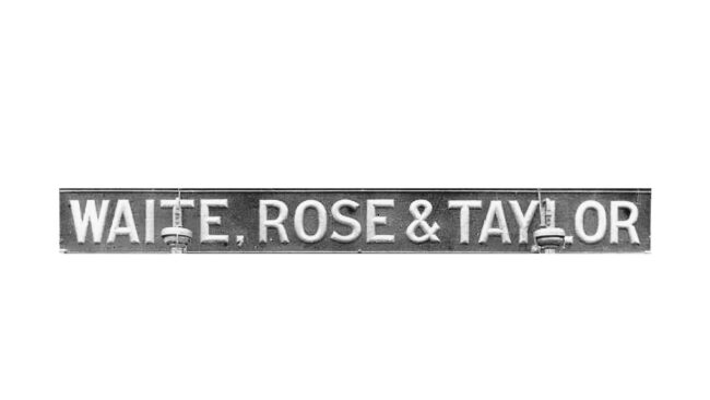 Waite Rose Taylor Logo 1904-1908