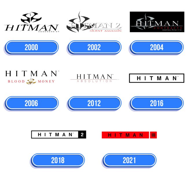 Hitman Logo Historia