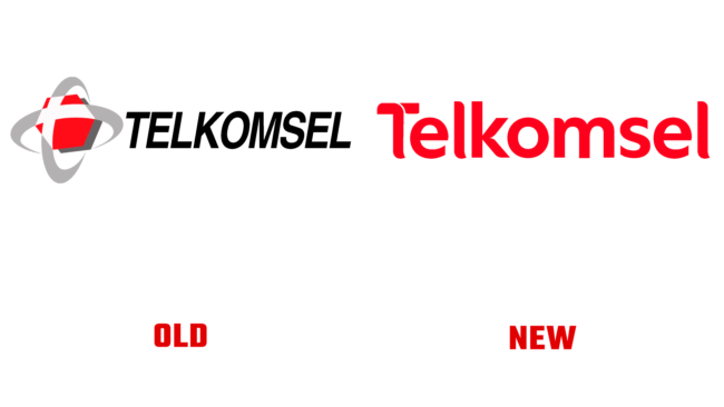Telkomsel Antigo e Novo Logo (história)