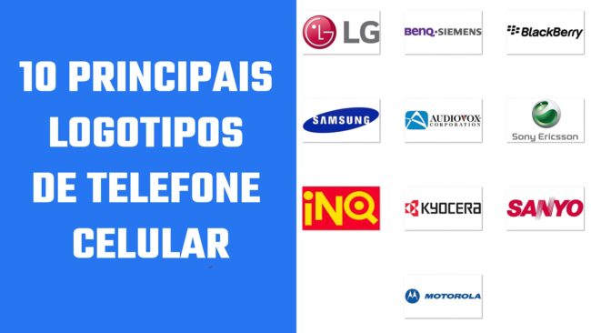 10 principais logotipos de telefone celular