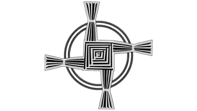 Celtic Brigid Cross symbol