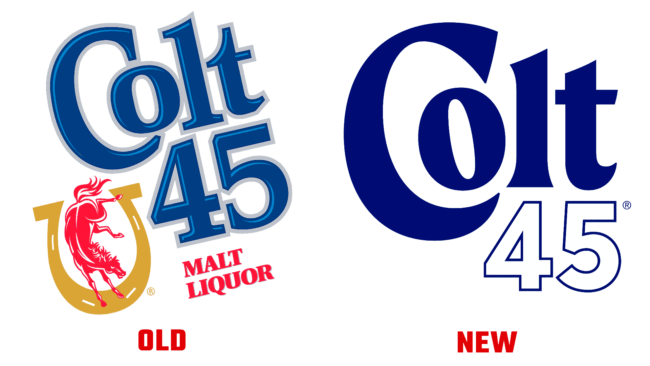Colt 45 Antigo e Novo Logo (história)