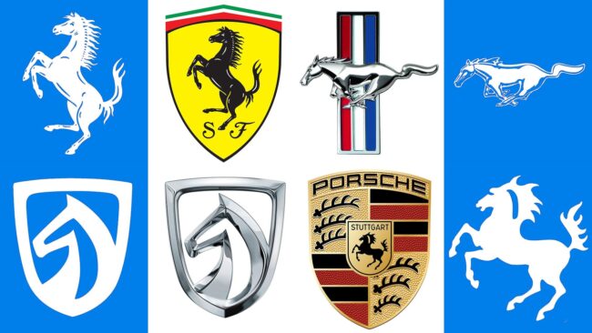 Logotipos de carro com cavalo