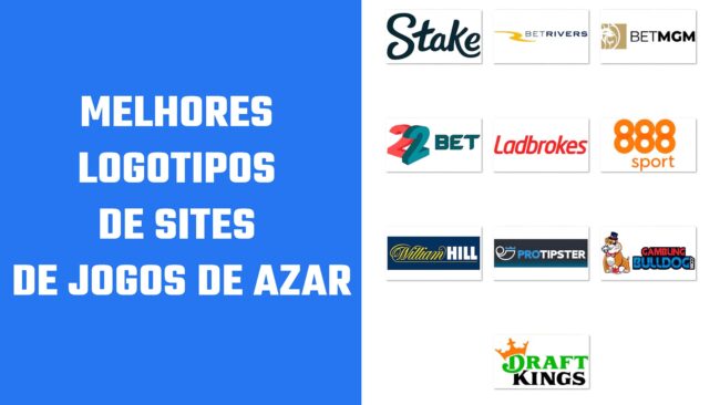 Melhores logotipos de sites de jogos de azar