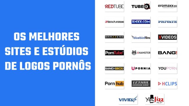 Os melhores sites e estúdios de logos pornôs