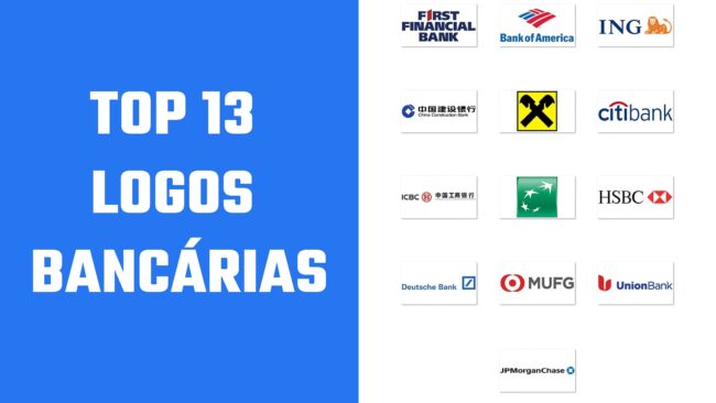 Top 13 logos bancárias
