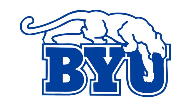 Brigham Young Cougars Logo 1969-1998