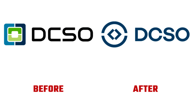 DCSO Antes e Depois Logo (historia)