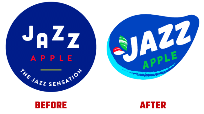 Jazz Apple Antes e Depois Logo (história)