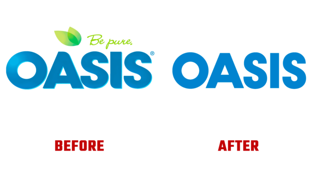 Oasis Antes e Depois Logo (historia)