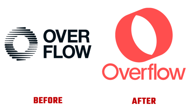 Overflow Antes e Depois Logo (história)