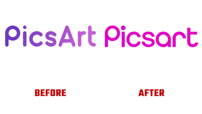 Picsart Antes e Depois Logo (historia)