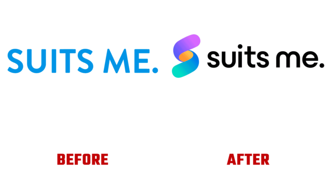 Suits Me Antes e Depois Logo (história)