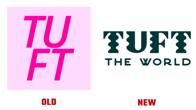 Tuft the World Antigo e Novo Logotipo (história)