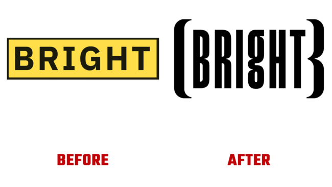 Bright Antes e Depois Logo (historia)