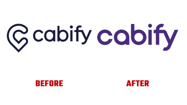 Cabify Antes e Depois Logo (história)