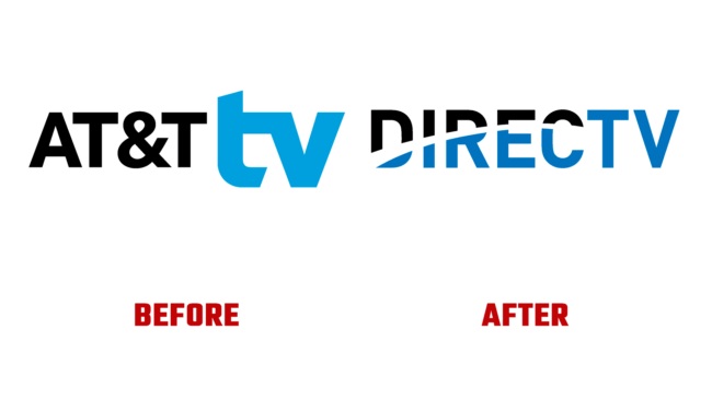 DirecTV Antes e Depois Logo (história)
