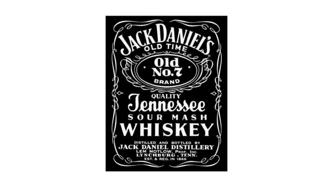 Jack Daniels Logo 1950-1990