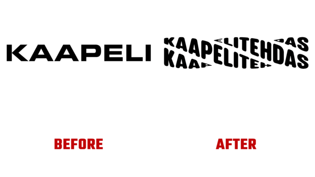 Kaapelitehdas Antes e Depois Logo (historia)