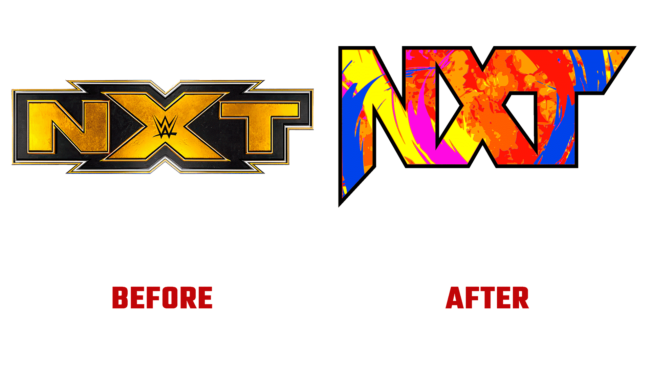 NXT Antes e Depois Logo (historia)