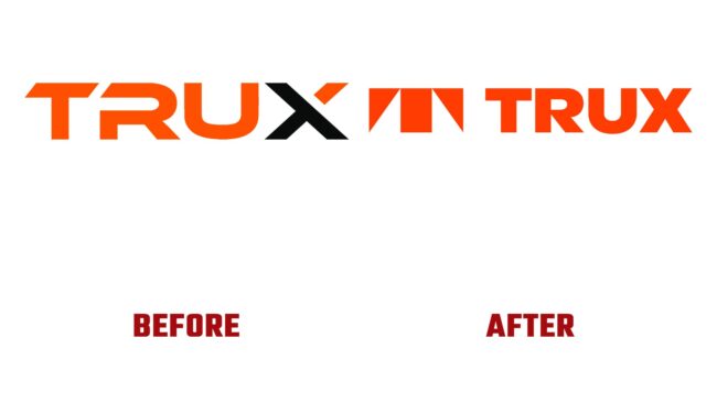 Trux Antes e Depois Logo (história)