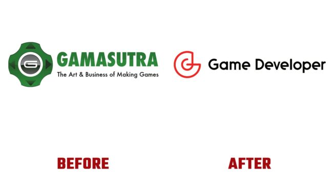 Game Developer Antes e Depois Logo (historia)