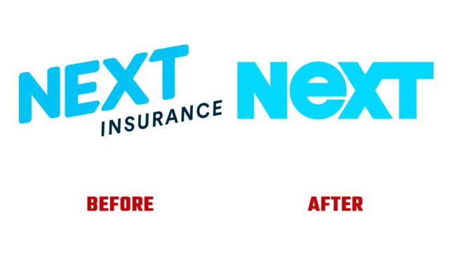 Next Insurance Antes e Depois Logo (historia)