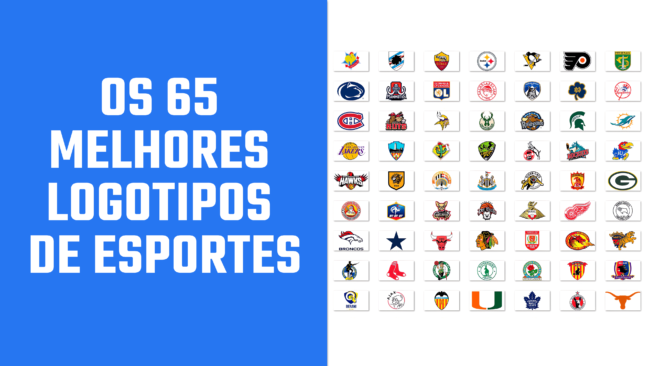 Os 65 melhores logotipos de esportes