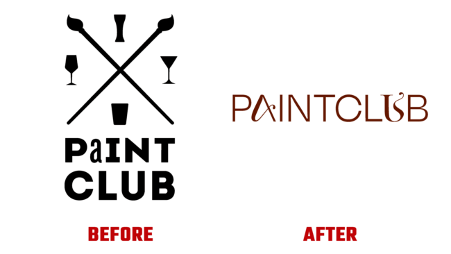 Paintclub Antes e Depois Logo (historia)