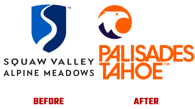Palisades Tahoe Antes e Depois Logo (historia)